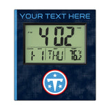 Tennessee Titans Personalized Hatch Wall Clock