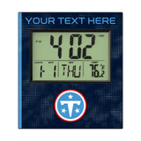 Tennessee Titans Personalized Hatch Wall Clock