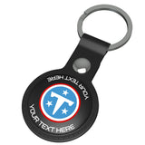 Tennessee Titans Personalized Insignia Black Airtag Holder