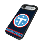 Tennessee Titans Personalized Stripe Bump Phone Case for Apple iPhone