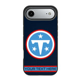 Tennessee Titans Personalized Stripe Bump Phone Case for Apple iPhone