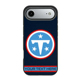 Tennessee Titans Personalized Stripe Bump Phone Case for Apple iPhone