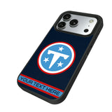 Tennessee Titans Personalized Stripe Bump Phone Case for Apple iPhone