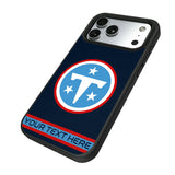 Tennessee Titans Personalized Stripe Bump Phone Case for Apple iPhone