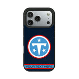Tennessee Titans Personalized Stripe Bump Phone Case for Apple iPhone