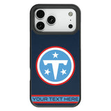 Tennessee Titans Personalized Stripe Bump Phone Case for Apple iPhone