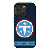 Tennessee Titans Personalized Stripe Bump Phone Case for Apple iPhone