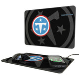 Tennessee Titans Personalized Tilt 15-Watt Wireless Charger and Mouse Pad
