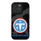 Tennessee Titans Personalized Tilt Bump Phone Case for Apple iPhone