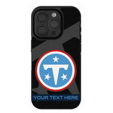 Tennessee Titans Personalized Tilt Bump Phone Case for Apple iPhone
