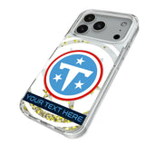 Tennessee Titans Personalized Tilt Glitter Phone Case for Apple iPhone