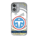 Tennessee Titans Personalized Tilt Glitter Phone Case for Apple iPhone