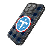 Tennessee Titans Plaid Black Bling Phone Case for Apple iPhone
