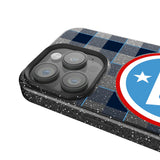 Tennessee Titans Plaid Black Bling Phone Case for Apple iPhone