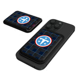 Tennessee Titans Plaid Black Magnetic Credit Card Wallet