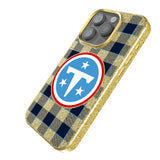 Tennessee Titans Plaid Bling Phone Case for Apple iPhone
