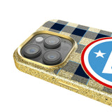 Tennessee Titans Plaid Bling Phone Case for Apple iPhone