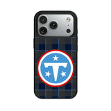 Tennessee Titans Plaid MagSafe Compatible Phone Case for Apple iPhone