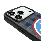 Tennessee Titans Plaid MagSafe Compatible Phone Case for Apple iPhone