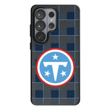 Tennessee Titans Plaid MagSafe Compatible Phone Case for Samsung Galaxy 26 Series