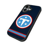 Tennessee Titans Stripe Bump Phone Case for Apple iPhone