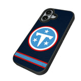 Tennessee Titans Stripe Bump Phone Case for Apple iPhone
