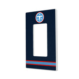 Tennessee Titans Stripe Hidden-Screw Light Switch Plate