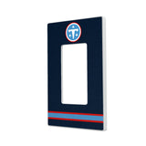 Tennessee Titans Stripe Hidden-Screw Light Switch Plate