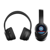 Tennessee Titans Stripe Wireless Over-Ear BT Headphones With Case