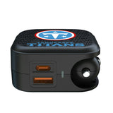 Tennessee Titans Text Backdrop 2 in 1 USB A/C Charger