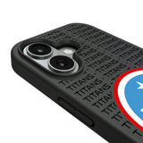 Tennessee Titans Text Backdrop Bump Phone Case for Apple iPhone