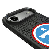 Tennessee Titans Text Backdrop Bump Phone Case for Apple iPhone