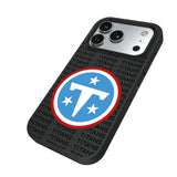 Tennessee Titans Text Backdrop Bump Phone Case for Apple iPhone