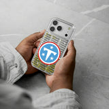 Tennessee Titans Text Backdrop Glitter Phone Case for Apple iPhone