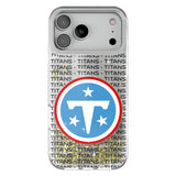 Tennessee Titans Text Backdrop Glitter Phone Case for Apple iPhone