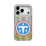 Tennessee Titans Text Backdrop Glitter Phone Case for Apple iPhone