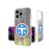 Tennessee Titans Text Backdrop Glitter Phone Case for Apple iPhone