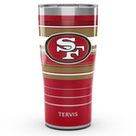 San Francisco 49ers Hype Stripes 20oz Stainless Steel Tumbler