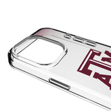 Texas A&M University Aggies Linen Clear Phone Case for Apple iPhone