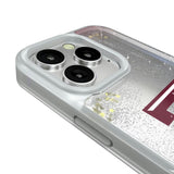 Texas A&M University Aggies Linen Glitter Phone Case for Apple iPhone