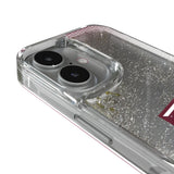 Texas A&M University Aggies Linen Glitter Phone Case for Apple iPhone