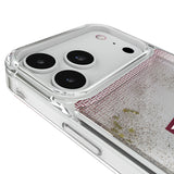 Texas A&M University Aggies Linen Glitter Phone Case for Apple iPhone