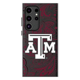 Texas A&M University Aggies Paisley MagSafe Compatible Phone Case for Samsung Galaxy