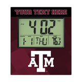 Texas A&M University Aggies Personalized Color Block Wall Clock