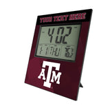 Texas A&M University Aggies Personalized Color Block Wall Clock