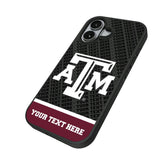 Texas A&M University Aggies Personalized EndZone Plus Bump Phone Case for Apple iPhone