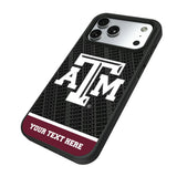 Texas A&M University Aggies Personalized EndZone Plus Bump Phone Case for Apple iPhone