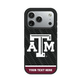 Texas A&M University Aggies Personalized EndZone Plus Bump Phone Case for Apple iPhone