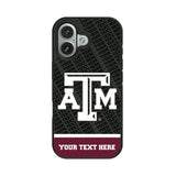 Texas A&M University Aggies Personalized EndZone Plus Bump Phone Case for Apple iPhone