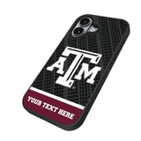 Texas A&M University Aggies Personalized EndZone Plus Bump Phone Case for Apple iPhone